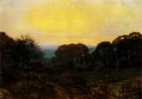 Grimshaw, John Atkinson - Twilight The Vegetable Garden